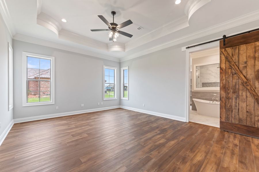 Representative unfurnished interior of a home built from the The Lafitte by Manuel Builders in Chapel Bend, Montgomery (Image 30).