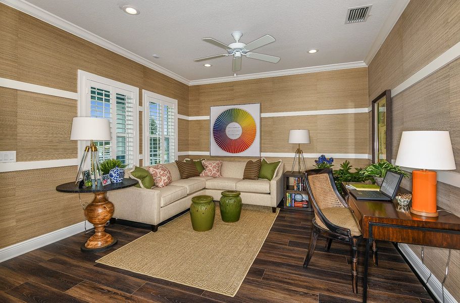 Representative furnished interior of a home built from the Applause by Neal Communities in Verandah, Fort Myers (Image 25).