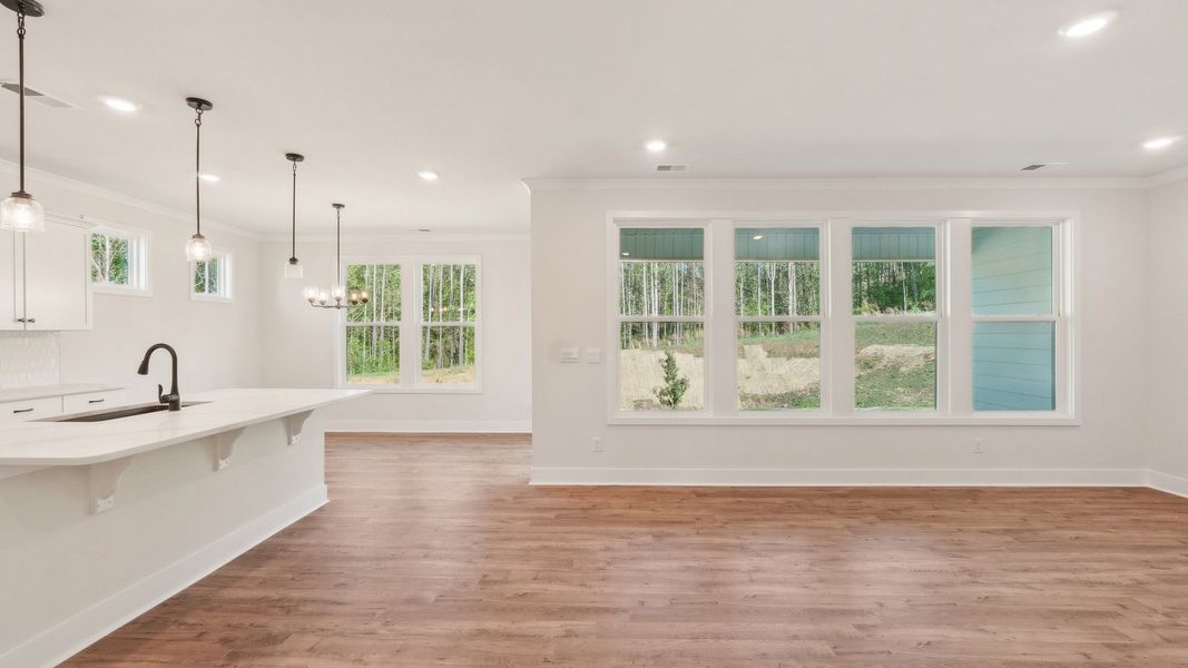 Representative unfurnished interior of a home built from the Magnolia by D.R. Horton in Westport, York (Image 16).
