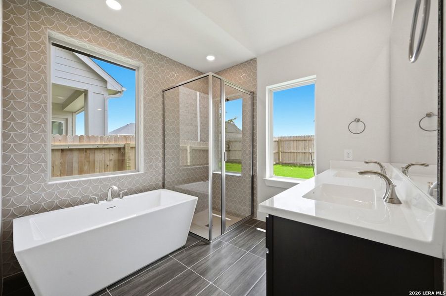 Furnished interior view inside a new home in Prominence, San Antonio (Image 6). Furnished interior view inside a new home in Prominence, San Antonio (Image 6).