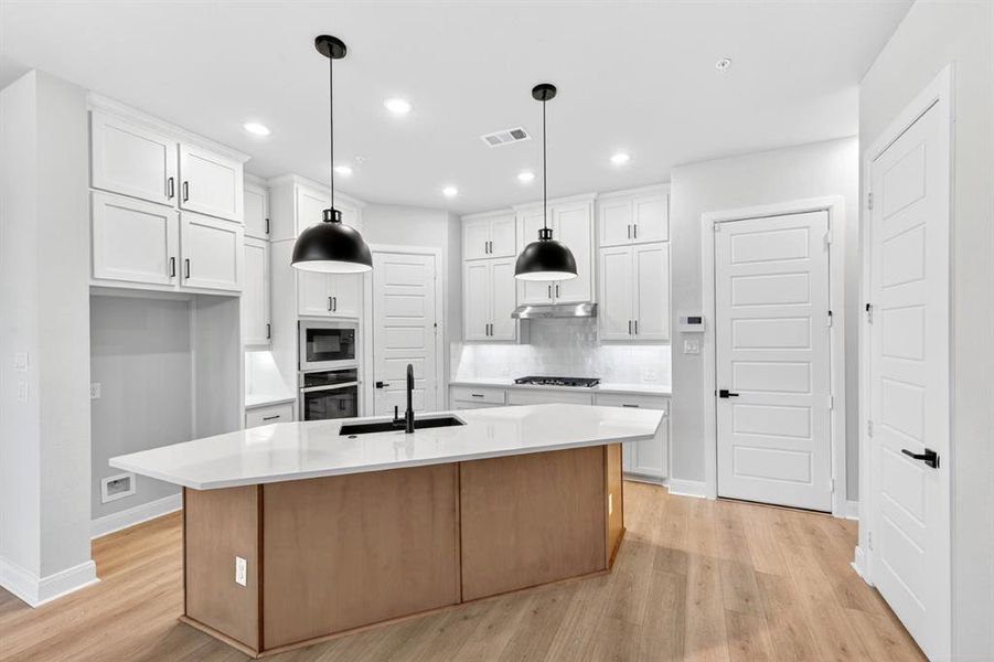 Furnished interior view inside a new home in Hillside at Las Colinas, Irving (Image 13).