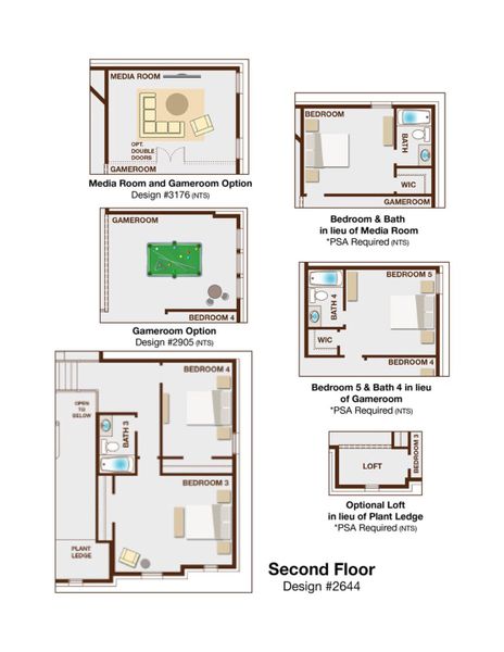 2D floor plan layout for the Royal Summit by Grand Homes in Prairie Ridge, Venus, TX (Image 6).