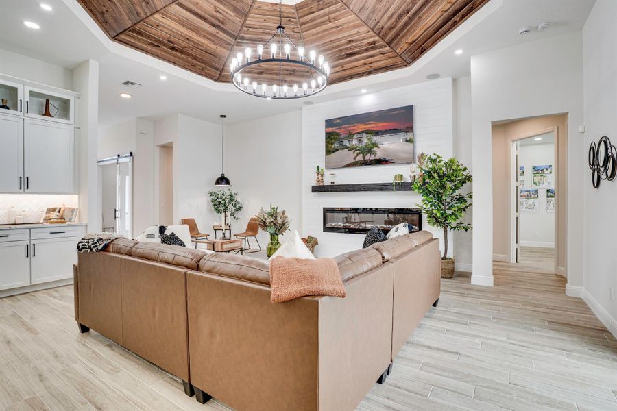 Furnished interior view inside a new home in , Port St. Lucie (Image 27).