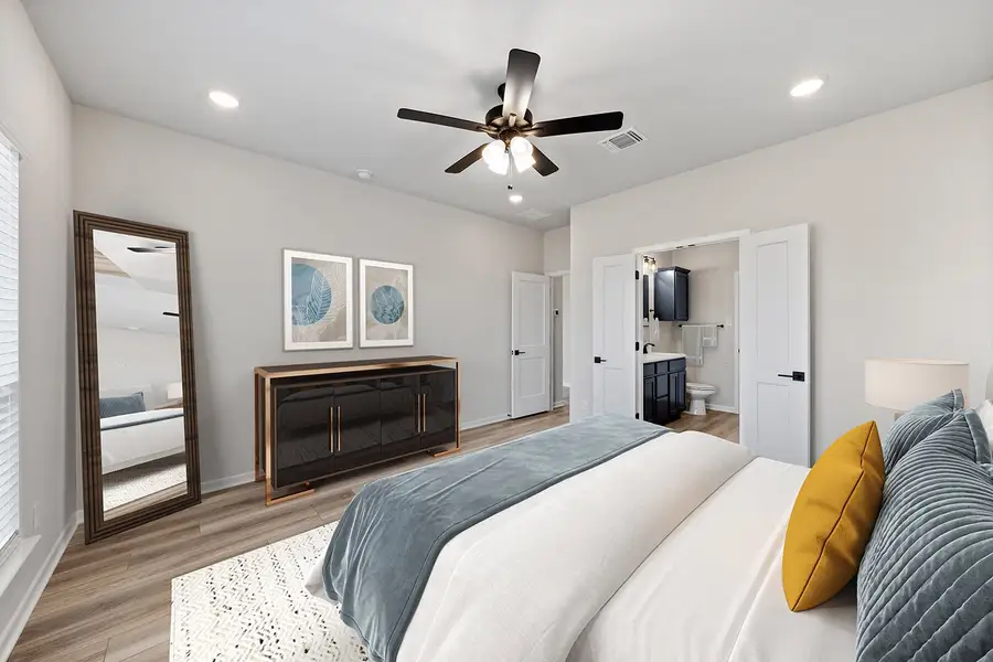 Representative furnished interior of a home built from the Sophie by Omega Builders in Hartrick Ranch, Temple (Image 8).