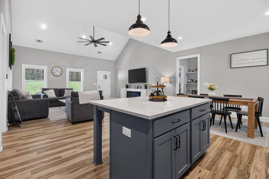 Furnished interior view inside a new home in , Monticello (Image 8).