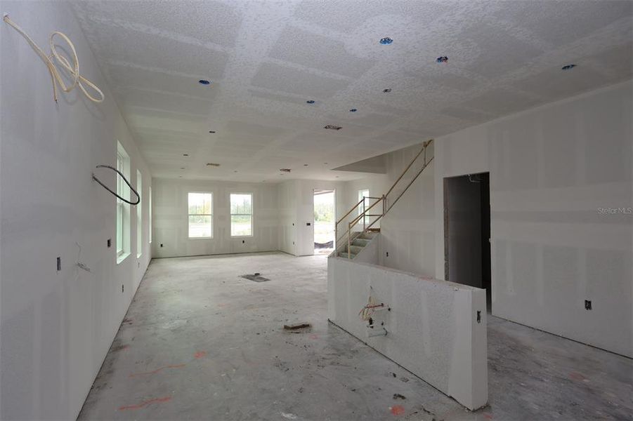 In-progress construction of a new home in Center Lake on the Park, St. Cloud, FL (Image 19).