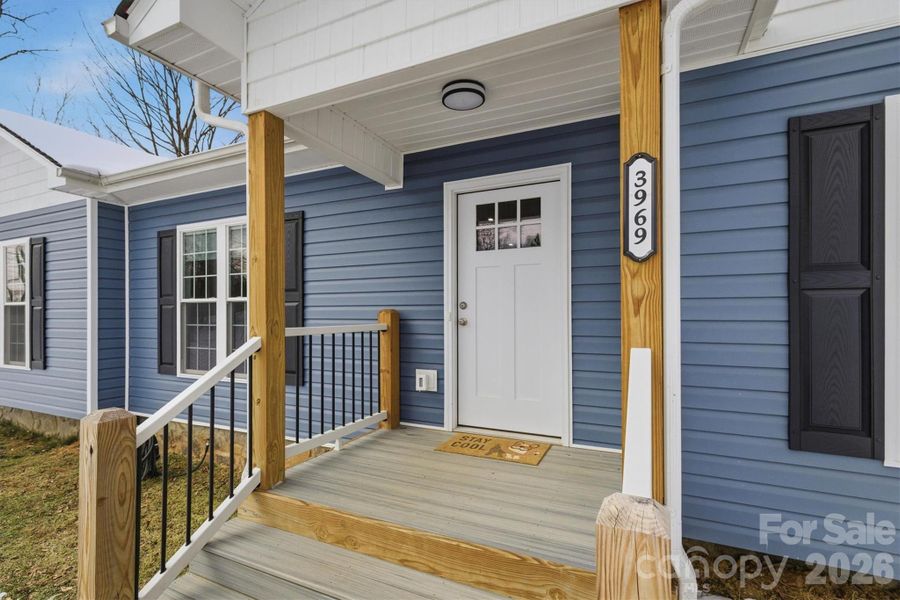 Exterior details and patio area of a home in , Lenoir (Image 3).