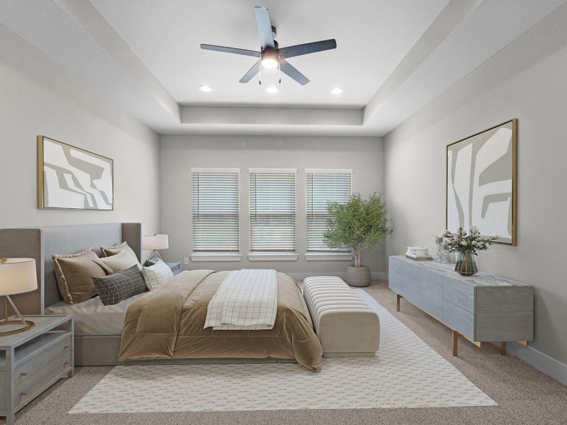 Furnished interior view inside a new home in , Dayton (Image 8).