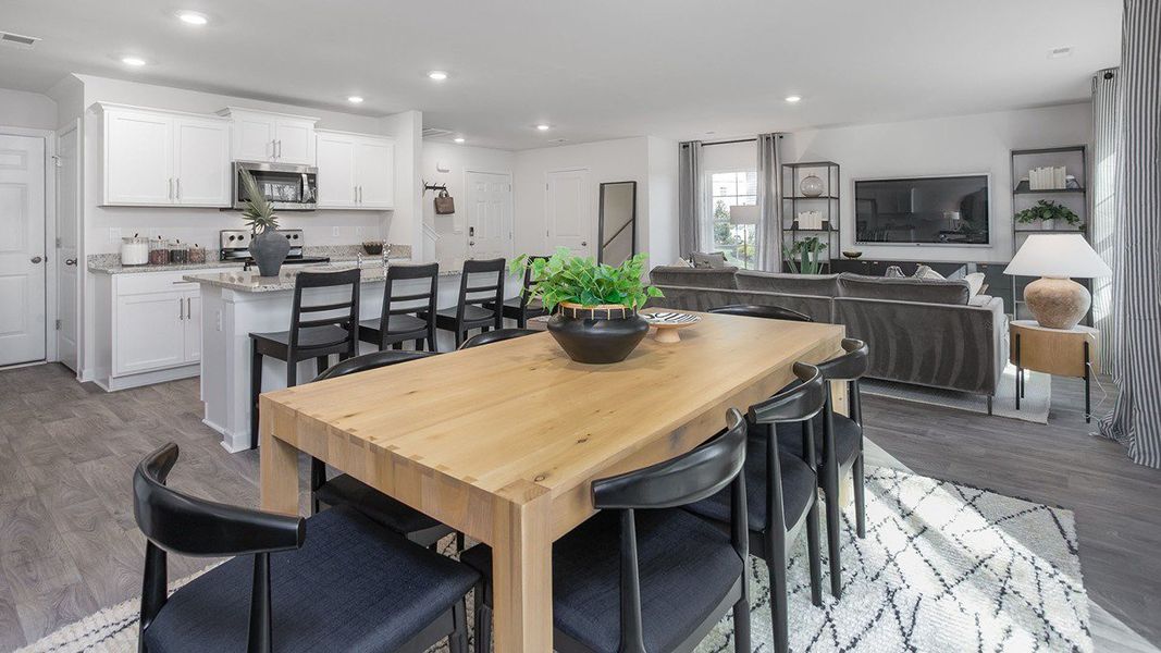 Furnished interior view inside a new home in Fishel Village, Winston-Salem (Image 11).