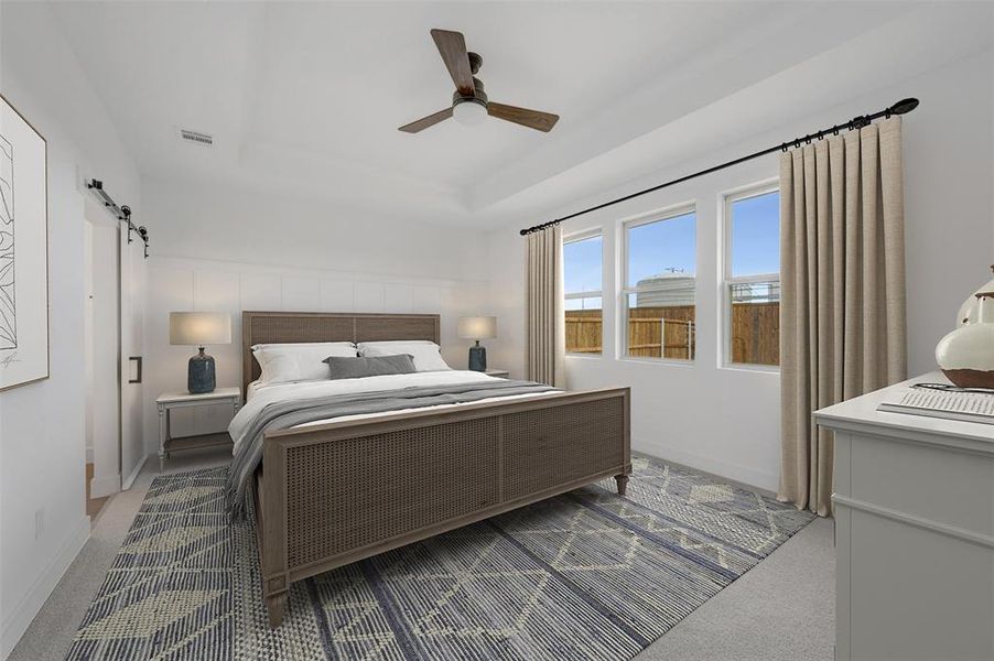 Furnished interior view inside a new home in Heritage Ranch, Sherman (Image 19).