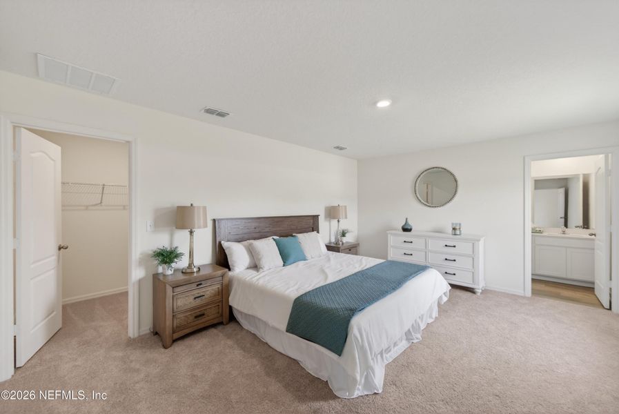 Furnished interior view inside a new home in , Jacksonville (Image 9).