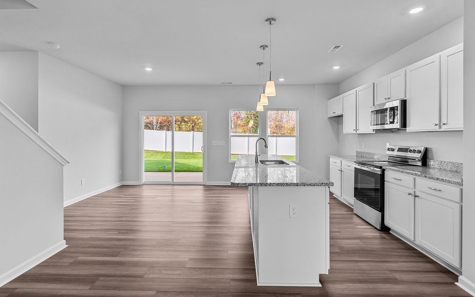 Furnished interior view inside a new home in Hanes Lake, Winston-Salem (Image 7). Furnished interior view inside a new home in Hanes Lake, Winston-Salem (Image 7).