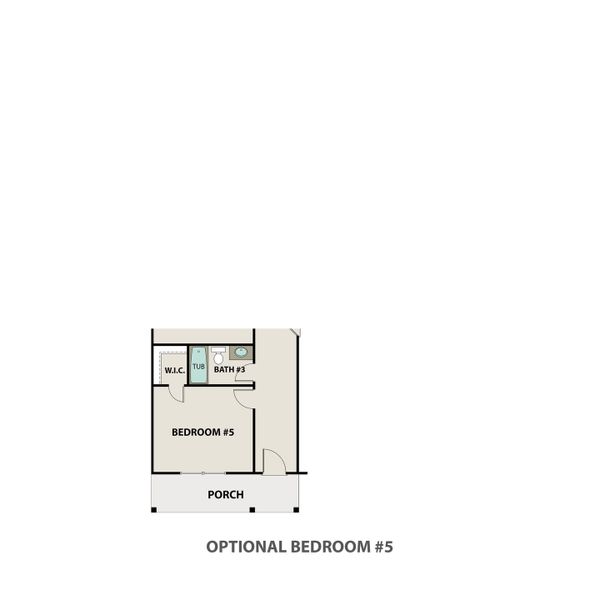2D floor plan layout of this home in Tibet Road at Sassafras, Allenhurst, GA (Image 2).