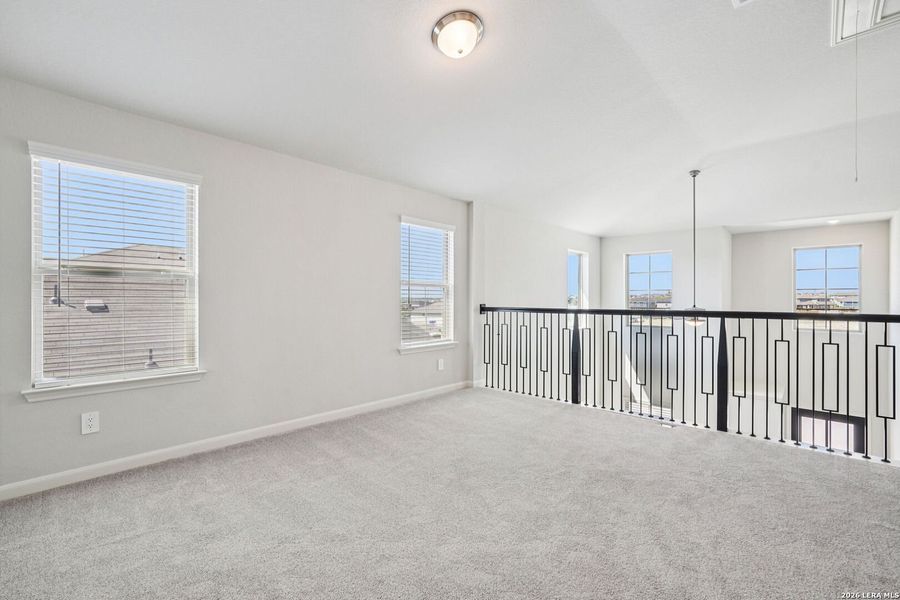 Spacious, unfurnished interior of a new home in Remington Ranch, San Antonio (Image 23). Spacious, unfurnished interior of a new home in Remington Ranch, San Antonio (Image 23).