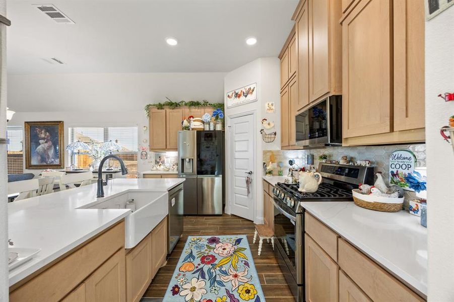 Furnished interior view inside a new home in Stone River Glen, Royse City (Image 9). Furnished interior view inside a new home in Stone River Glen, Royse City (Image 9).