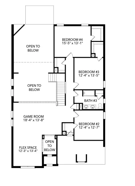 2D floor plan layout of this home in Mayfield Farms, Arlington, TX (Image 3). 2D floor plan layout of this home in Mayfield Farms, Arlington, TX (Image 3).