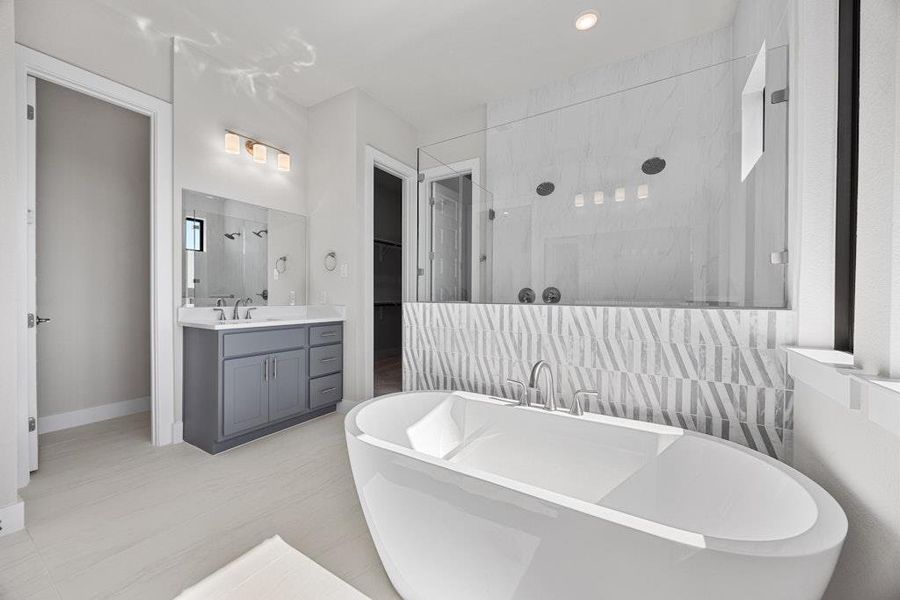 Furnished interior view inside a new home in Riverstone, Georgetown (Image 7).