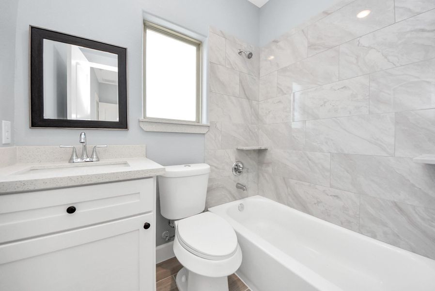 Furnished interior view inside a new home in , Houston (Image 15).