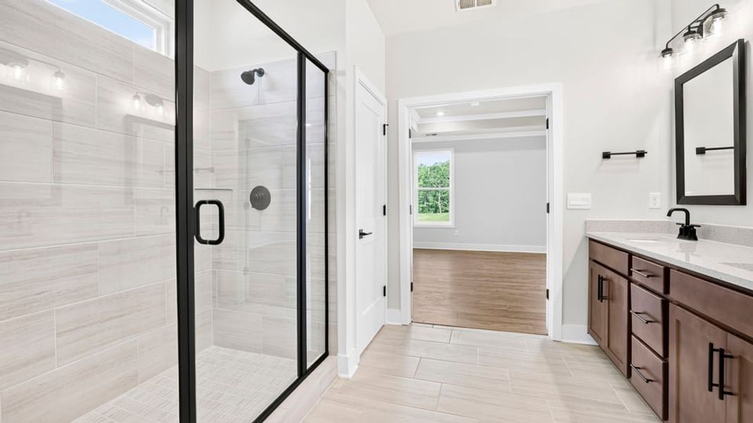 Furnished interior view inside a new home in Campbell Ridge, Piedmont (Image 12).