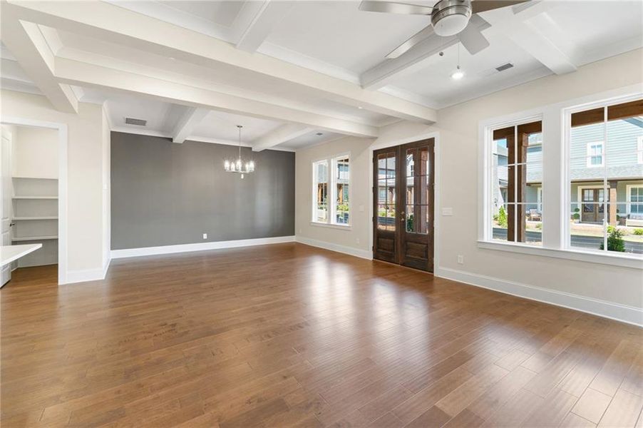 Spacious, unfurnished interior of a new home in Trove, Watkinsville (Image 25).
