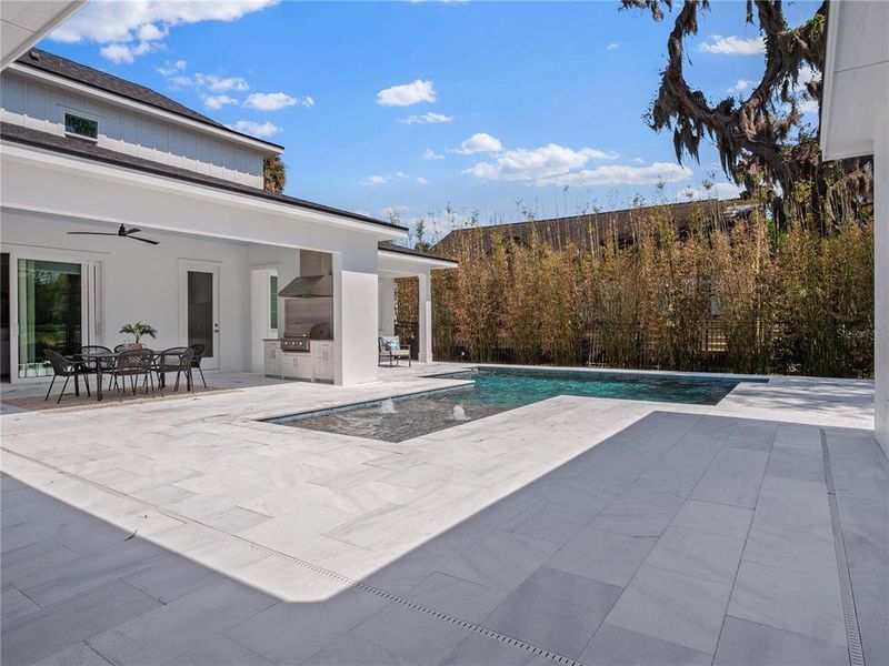 Exterior details and patio area of a home in , Oakland (Image 30).