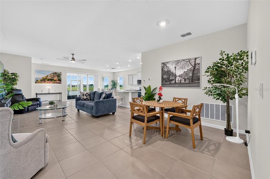Furnished interior view inside a new home in JB Ranch, Ocala (Image 34).