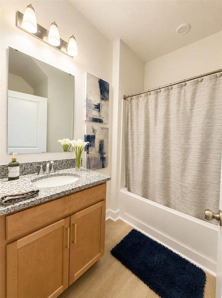 Furnished interior view inside a new home in , Clermont (Image 9).