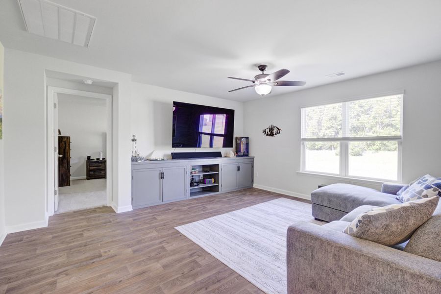 Furnished interior view inside a new home in Stone Ridge, Moncks Corner (Image 11). Furnished interior view inside a new home in Stone Ridge, Moncks Corner (Image 11).