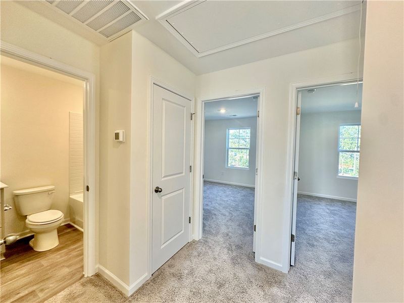 Spacious, unfurnished interior of a new home in Champions Village at Cherry Hill, Pendleton (Image 28).