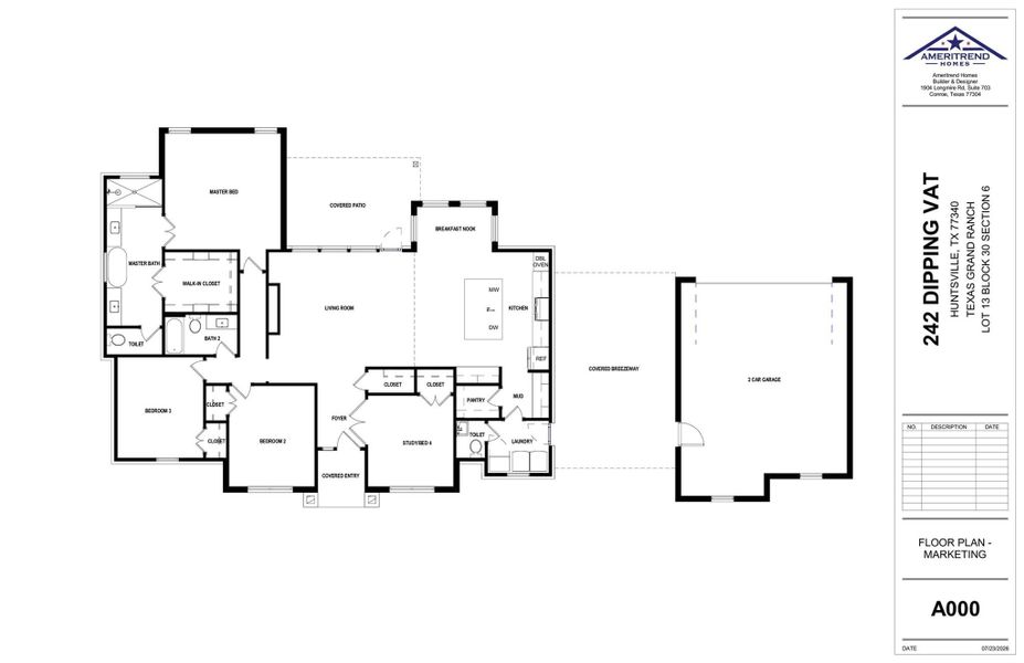 2D floor plan layout of this home in , Huntsville, TX (Image 4). 2D floor plan layout of this home in , Huntsville, TX (Image 4).