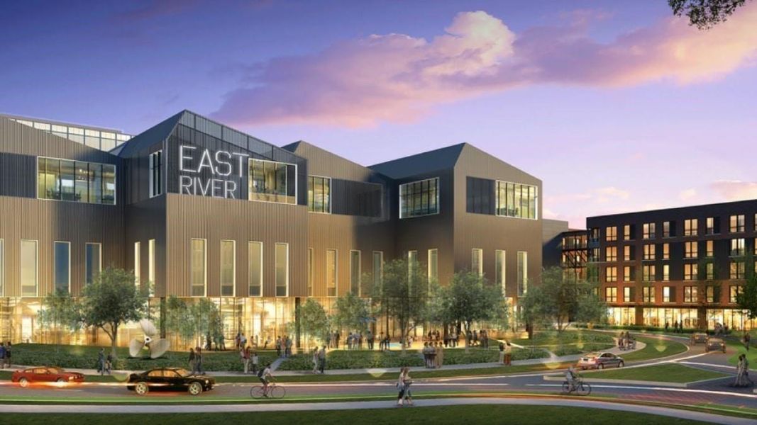 Discover the dynamic allure of the East River Project, where modern architecture meets vibrant community living in a picturesque urban setting.