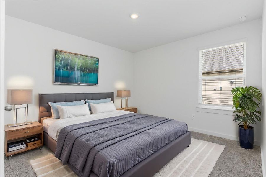 Furnished interior view inside a new home in Blue Heron Estates, Beasley (Image 12).