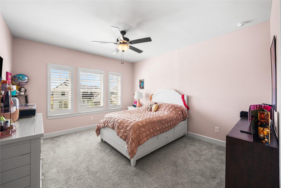 3rd bedroom- oversized, XL closet and ensuite bath.