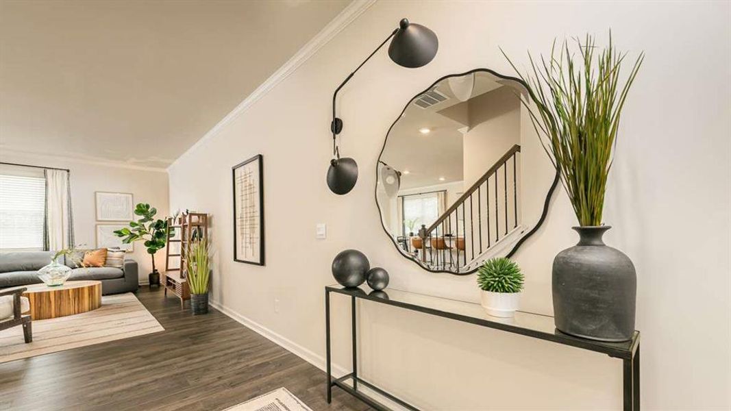 Furnished interior view inside a new home in Harvest Park, Decatur (Image 7).