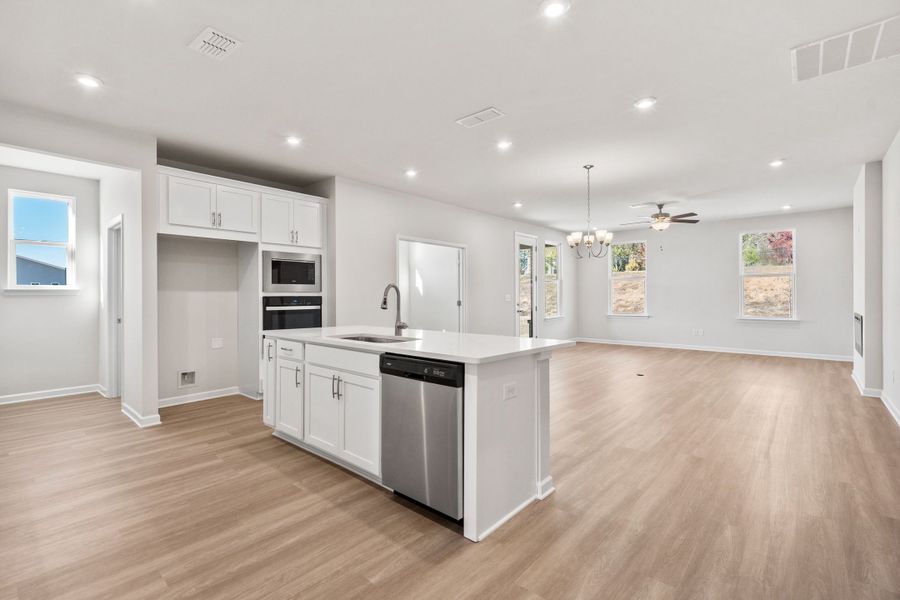 Representative furnished interior of a home built from the The Dawson C by Davidson Homes LLC in Kelly Preserve, Loganville (Image 4).