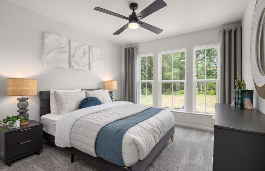 Furnished interior view inside a new home in Poets Walk, Whitsett (Image 6).