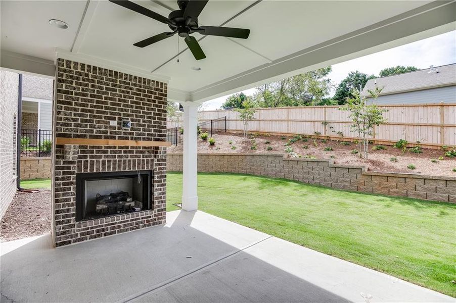 Exterior details and patio area of a home in , Buford (Image 4).