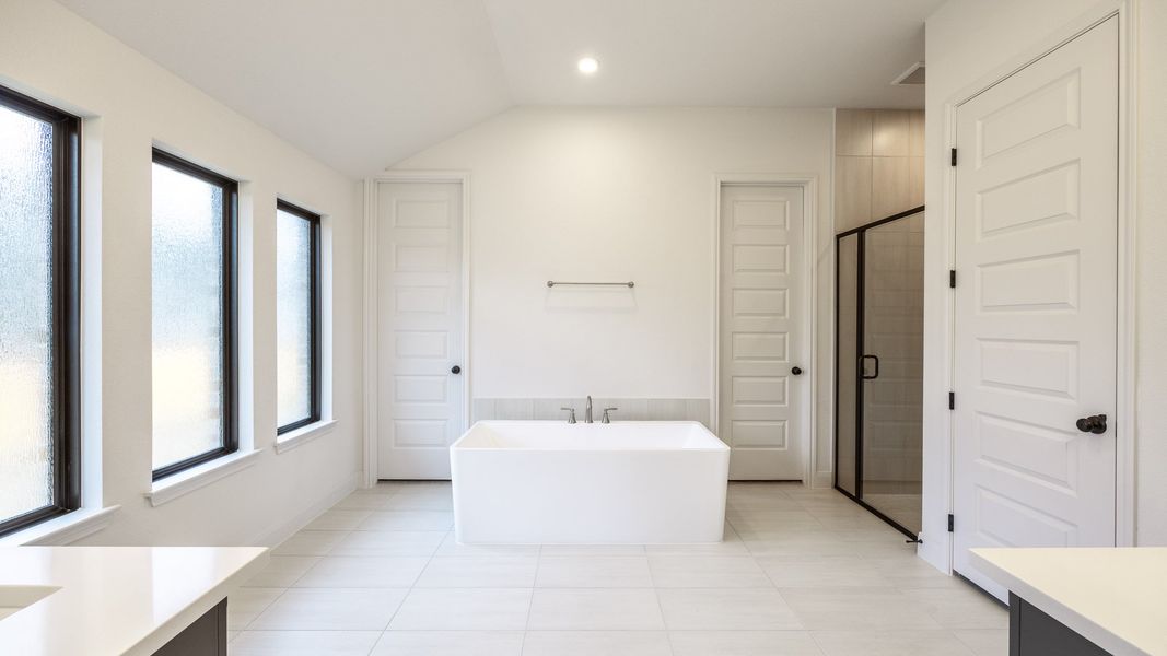 Furnished interior view inside a new home in Parkside On The River, Georgetown (Image 8).