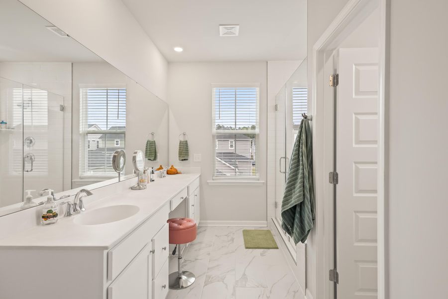 Furnished interior view inside a new home in Sweetgrass at Summers Corner, Summerville (Image 11).