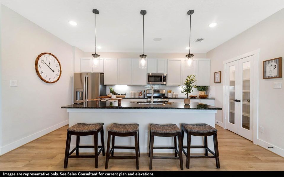Furnished interior view inside a new home in Pecan Estates, Crosby (Image 7).