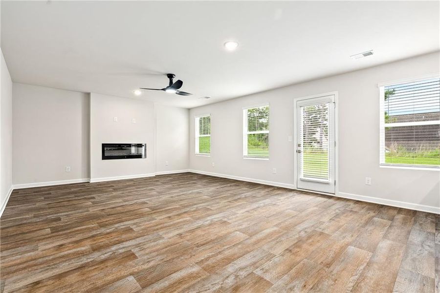 Spacious, unfurnished interior of a new home in Crossvine Village, LaGrange (Image 12). Spacious, unfurnished interior of a new home in Crossvine Village, LaGrange (Image 12).