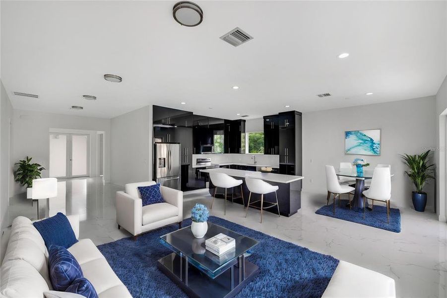 Furnished interior view inside a new home in , Rotonda West (Image 8).