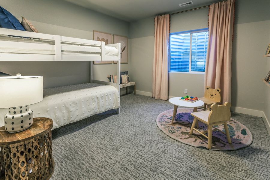 Representative furnished interior of a home built from the Christie by Hartford Homes in Trailside, Timnath (Image 59).