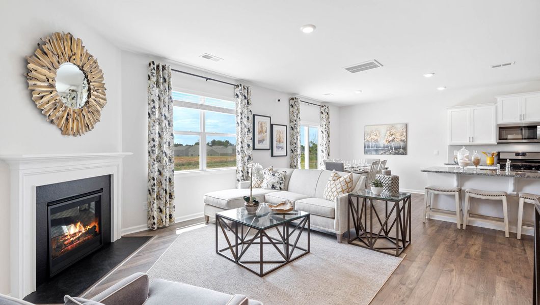 Representative furnished interior of a home built from the Hayden by D.R. Horton in Brookside Farms, Greer (Image 17).