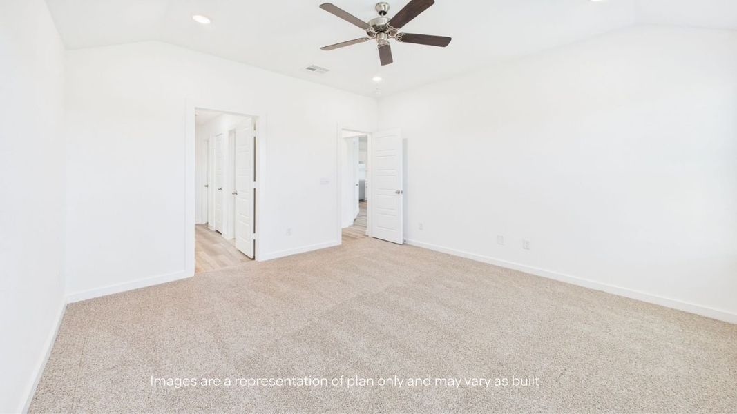 Representative unfurnished interior of a home built from the The Blanco by D.R. Horton in Westmont, Lubbock (Image 34). Representative unfurnished interior of a home built from the The Blanco by D.R. Horton in Westmont, Lubbock (Image 34).