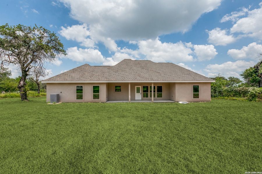 Exterior details and patio area of a home in , Lytle (Image 26). Exterior details and patio area of a home in , Lytle (Image 26).
