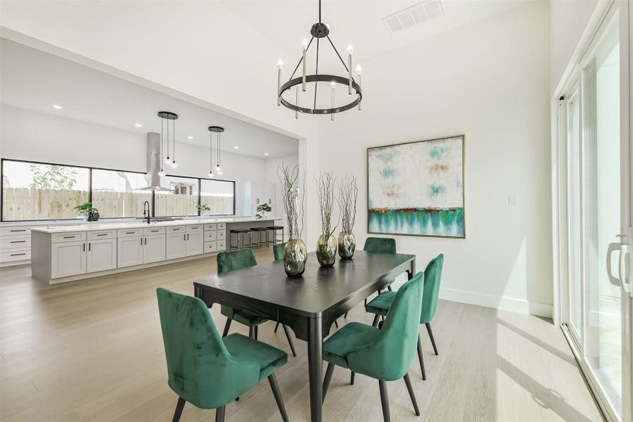 Furnished interior view inside a new home in , Houston (Image 12).