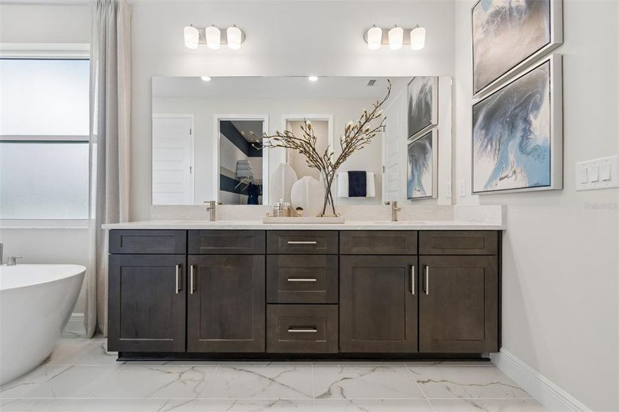 Furnished interior view inside a new home in Grand Park, Sarasota (Image 12).