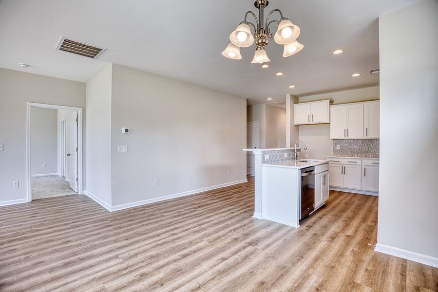 Representative unfurnished interior of a home built from the Darcy II by Great Southern Homes in Shady Grove, Conway (Image 64).