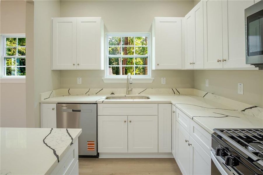 Furnished interior view inside a new home in , Stockbridge (Image 9).